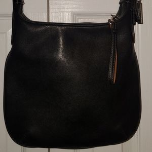 Coach Soho Crossbody, Black Leather Vintage Bag